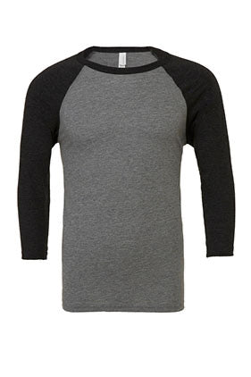 320 - BELLA+CANVAS Unisex Jersey 3/4 Sleeve Baseball Tee