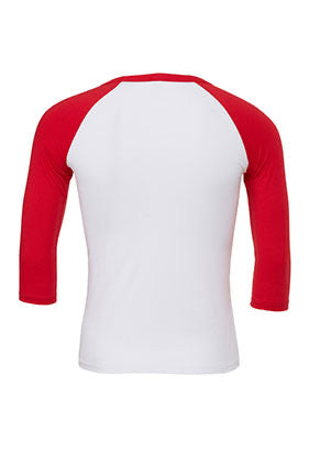 320 - BELLA+CANVAS Unisex Jersey 3/4 Sleeve Baseball Tee