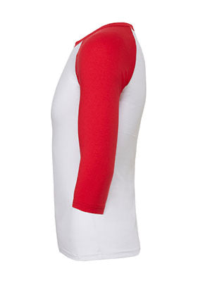 320 - BELLA+CANVAS Unisex Jersey 3/4 Sleeve Baseball Tee