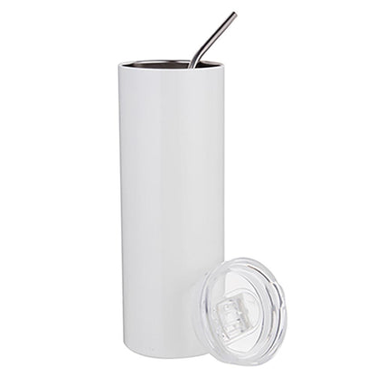20 OZ SKINNY TUMBLER WITH STRAW