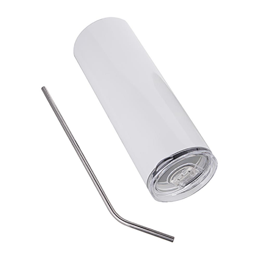 20 OZ SKINNY TUMBLER WITH STRAW